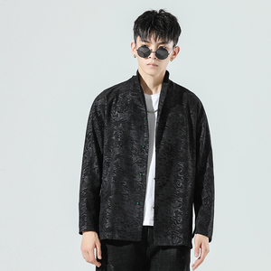 风汉服全棉衬衫钱5塘4018-C305图片