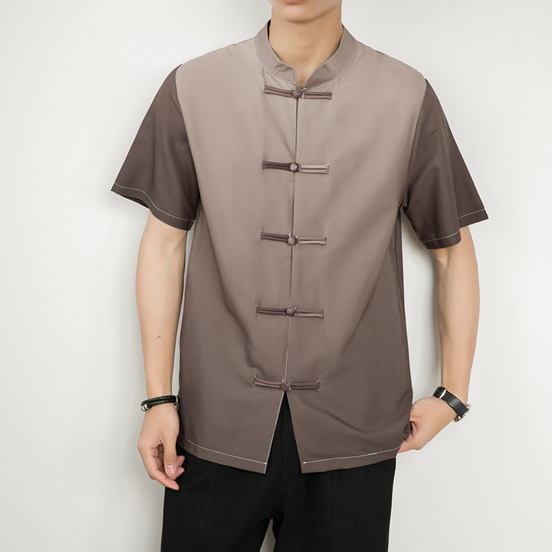 纯色风短袖衬衫电商A100-882-P29,男装衬衫,电商A100