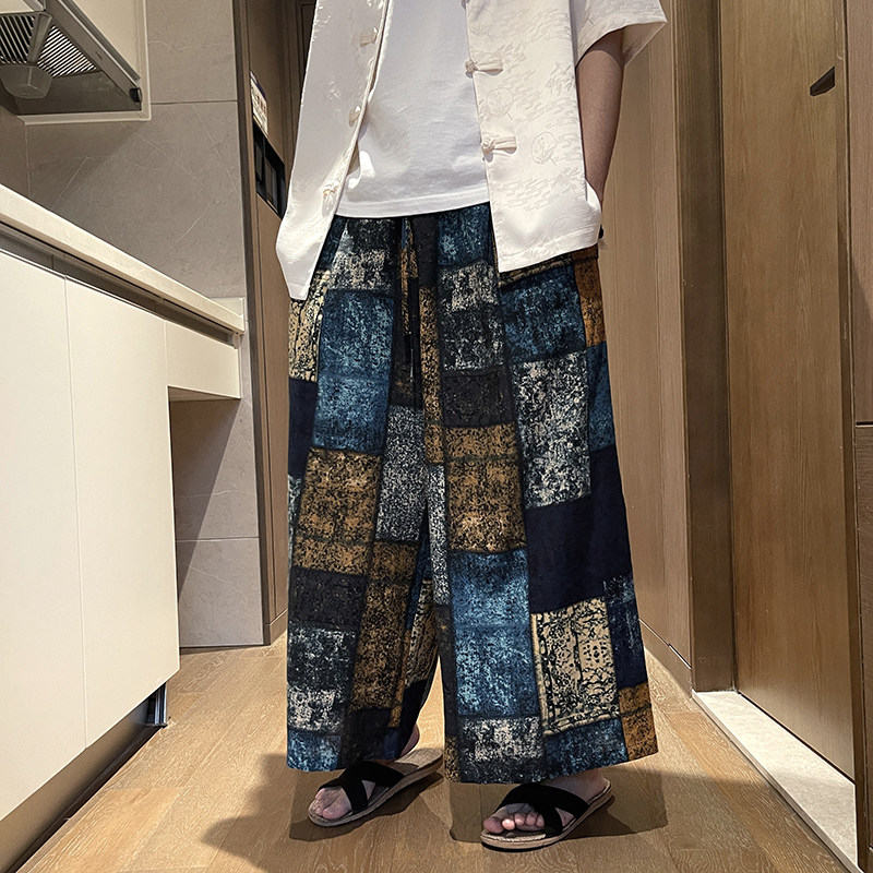 风大裤衩休闲男裤补丁百衣裤电商A100-K7778-P45,男装休闲裤,电商A100
