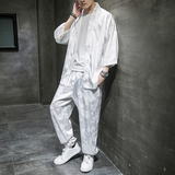 风休闲套装DSA100-880+8811-P60，男装休闲套装，电商A100