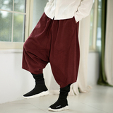 灯芯绒双层保暖大码休闲裤纯色百搭风长裤电商A100-K8001-P65，男装棉衣，电商A100