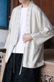 风开衫新中式棉麻男士七分袖电商A100-2805-P65，男装卫衣，电商A100