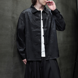 风提花衬衫男士长袖新中式男装盘扣唐装汉服电商A100-C39-P65，男装衬衫，电商A100