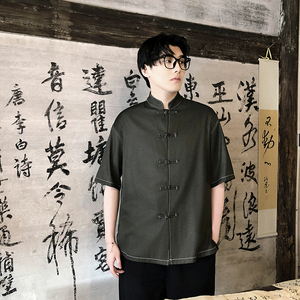 风新中式牛仔盘口立体衬衫电商A100-C325-P60图片