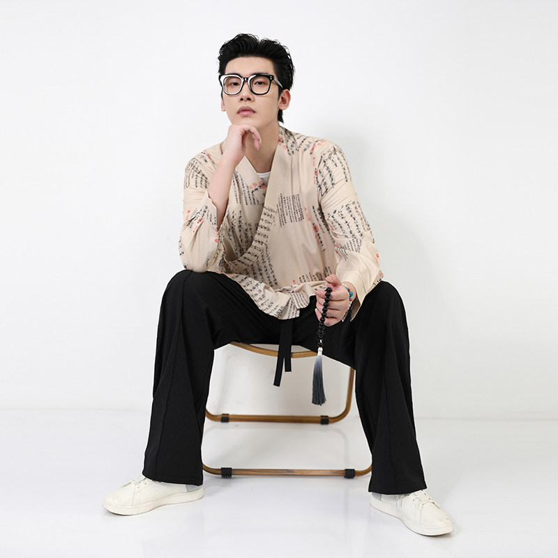 风书法汉服DSA100-1055-P55,男装民族服装,电商A100