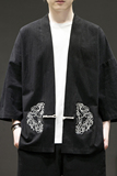 风汉服开衫刺绣盘扣精致防晒电商A100-731-p50男士宽松限68，男装民族服装，电商A100