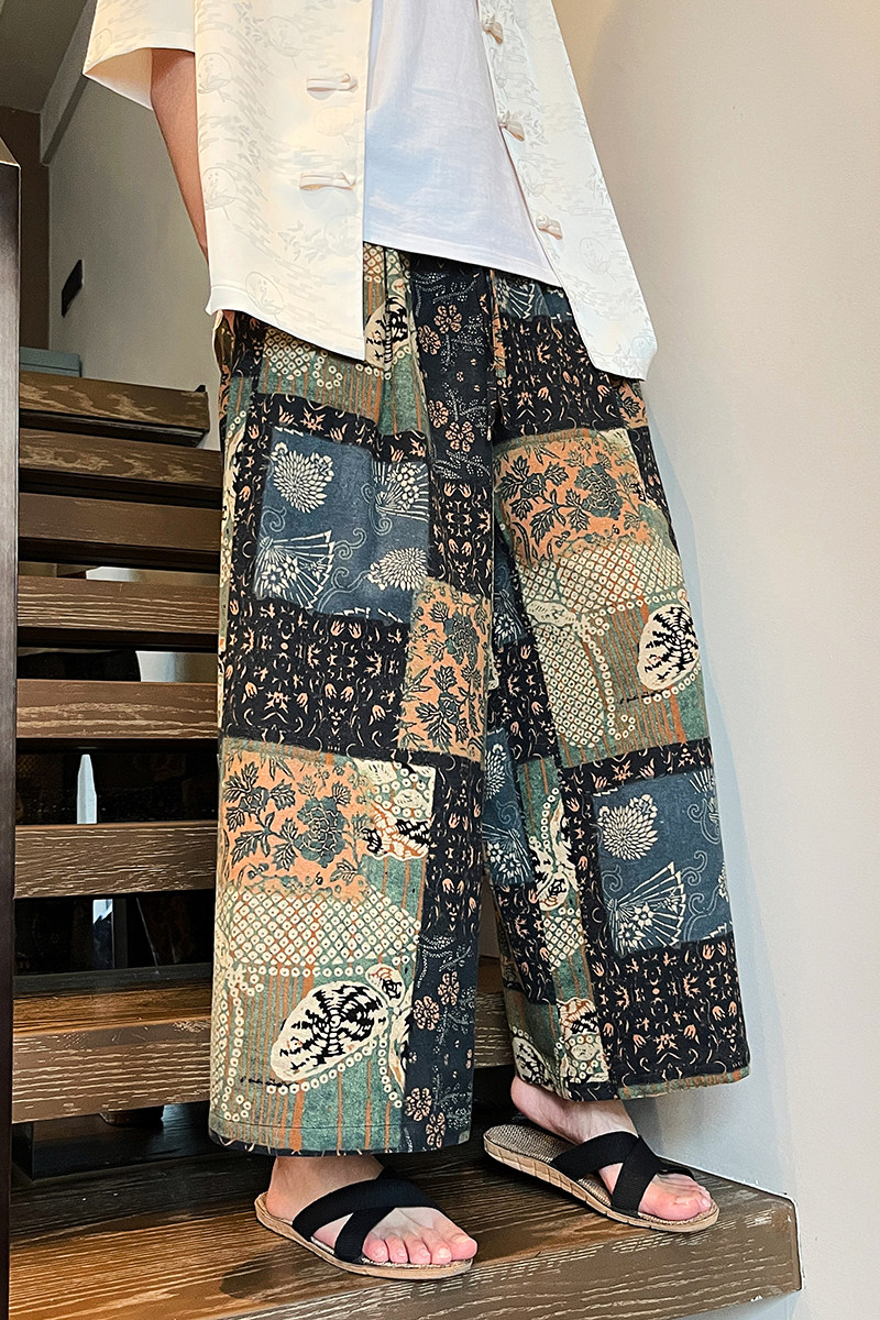 风大码沙滩裤长裤休闲大裤衩电商A100-K3716-P45,男装休闲裤,电商A100