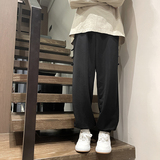 风立体盘口松紧宽松长裤电商A100-K7790-P55，男装休闲裤，电商A100