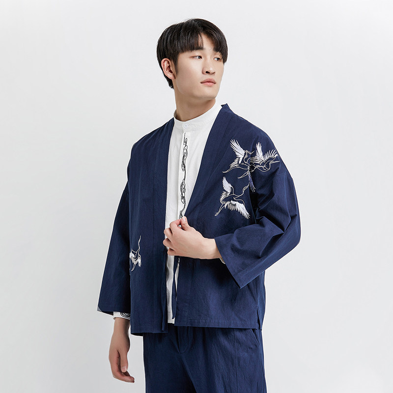 刺绣风开衫电商A100-SM601-P50,男装夹克,电商A100