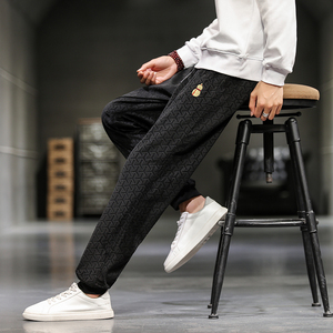 高品质刺绣小脚裤3钱塘4018-K137-P60（限78）,男装休闲裤,电商A100