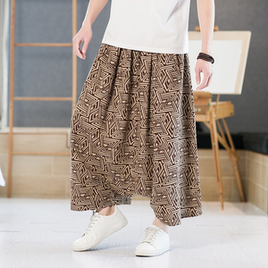 夏季男士休闲裤哈伦裤宽松风电商-A100-D230-P55图片