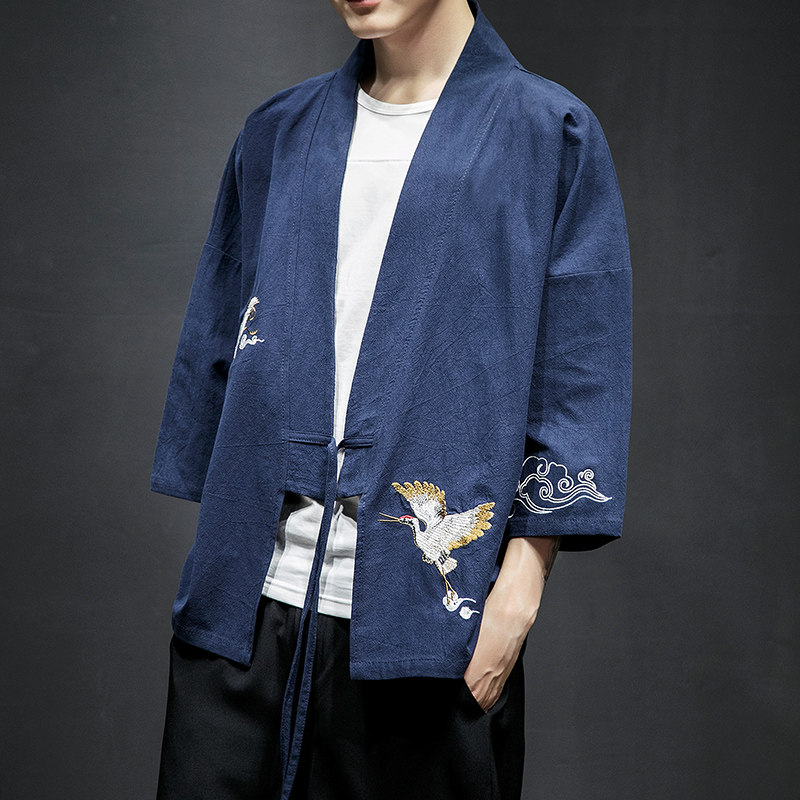 民族风绣花开衫DSA100-712-P30防晒服,男装防晒衣,电商A100