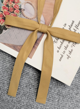 木村叔jk日系黄色小长柄领花学生衬衫制服领结免打蝴蝶结飘带配饰