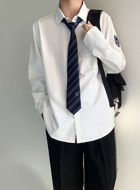 木村叔dk原创白崎高校秋季长袖衬衫男日系jk制服学生正版刺绣制服