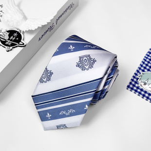 木村叔dk日系制服衬衫男生手打条纹领带jk小物女生学院风衬衣配饰