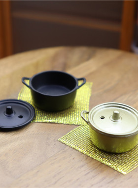 微缩厨房食玩小汤锅韩国娃娃屋