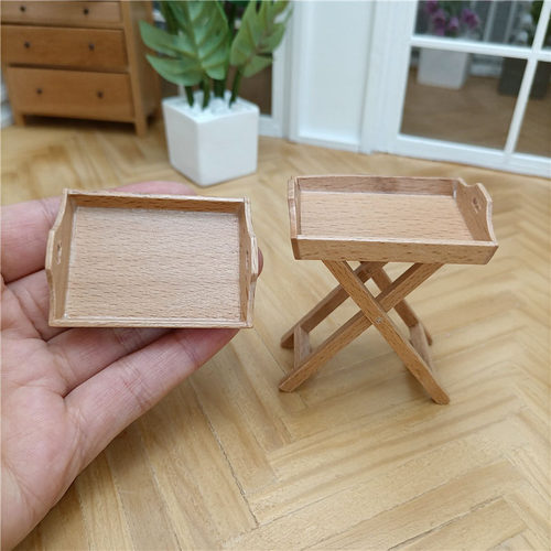 家具模型托盘娃娃屋摆件