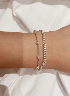 韩国简约气质优雅珍珠手链