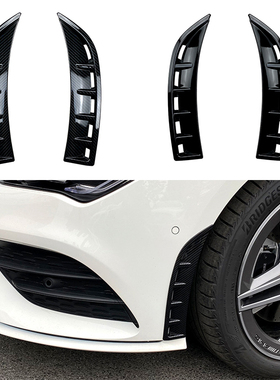 适用奔驰CLA级 C118 CLA180 CLA200 2020+前杠进气口风刀外饰改装