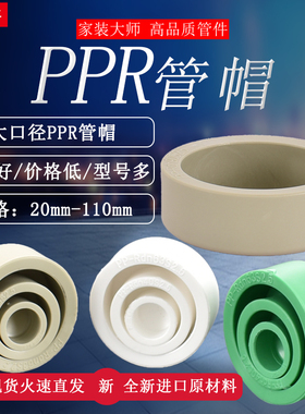 20ppr25管帽管堵4分6分1寸堵帽热熔堵头管盖配件50水管接头32管件