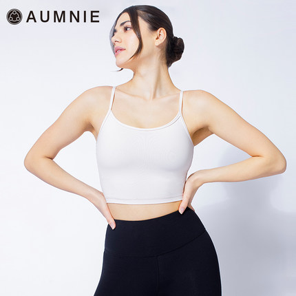 AUMNIE澳弥尼丨女运动服瑜伽服健身跑步塑形防震美背CT朴素背心