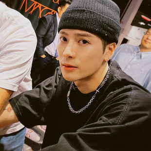 十字架轻奢双层拼接项链男款潮流嘻哈时尚百搭男士项链痞帅项链女