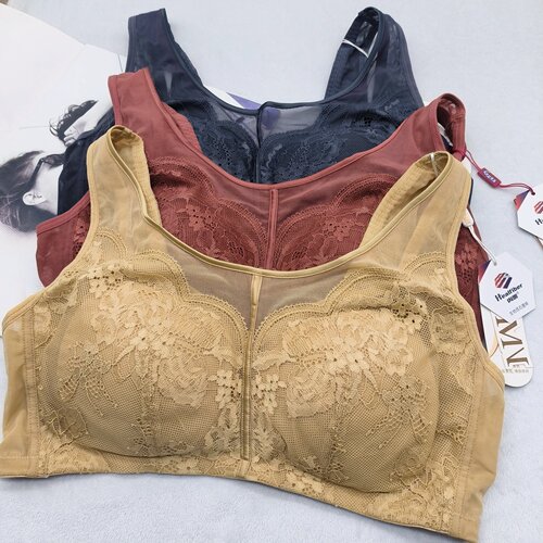 美佳美侬凤起秀美2136养护型文胸薄款无钢圈运动背心式女内衣健康