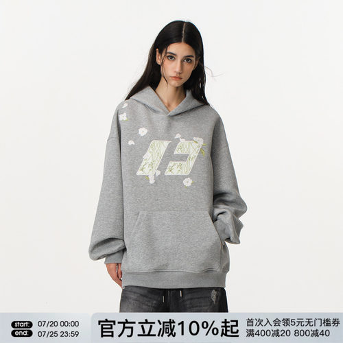 FORNINES刺绣logo重磅卫衣