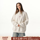 宽松圆领打底衫 FORNINES重磅毛圈卫衣男女潮牌内搭长袖 上衣秋冬款