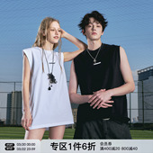 FORNINES凉感速干透气运动汗背心男夏季 T恤 坎肩潮牌纯色百搭无袖