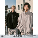 周深同款 外套 FORNINES复古麂皮绒立领外套男女潮牌夹克春秋季 美式