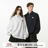 翻领休闲上衣 新款 FORNINES学院风刺绣polo衫 卫衣男女潮牌情侣春季