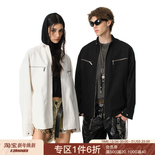 FORNINES刺绣cleanfit夹克