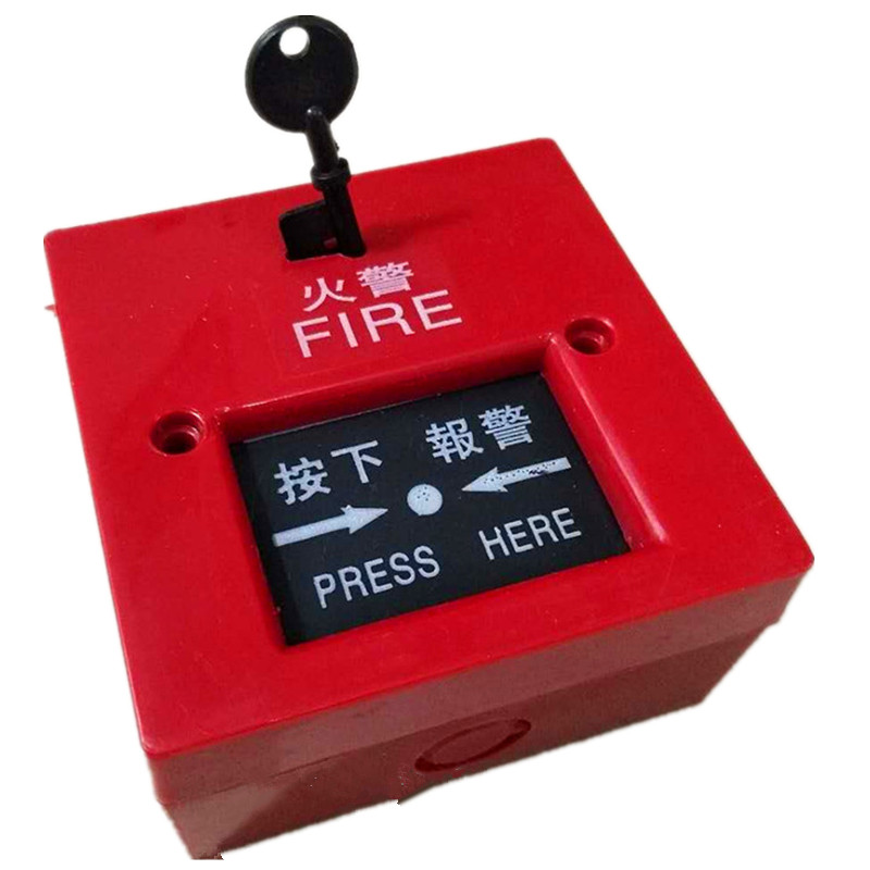厂家直销消防手动报警可复位按钮消防警铃按钮消防手报开关验厂用