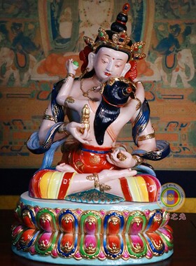 萨迦之光陶瓷除厄民族风传世摆件