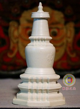 五台山标志释迦牟尼佛塔陶瓷