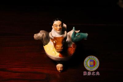 五肉五悉地密宗法器陶瓷摆件