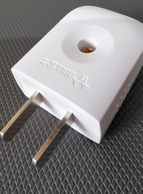 2个装公牛10A插头电线二头两脚接线两孔两角项电源2脚极GNT-10L1S