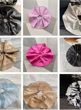 仿真丝醋酸35CM加大号发圈大肠圈高级感头绳古风草木染头饰头花女