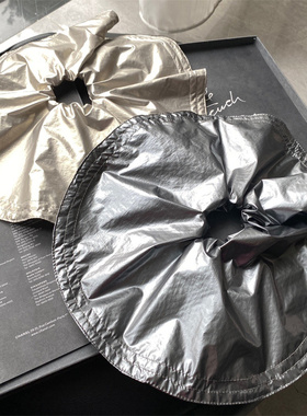 超大号大发圈大肠圈金属风30cm发绳高级感网红长条兔耳朵造型发饰