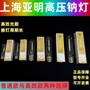 上海亚明高压钠灯NG70W150W250W400W1000W黄光路灯灯泡NG250W直管
