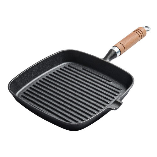 Cast Iron Square Grill Pan + Grilling, Frying, Sauteing