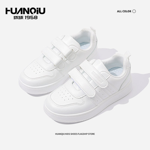 【品牌高定线下同款】儿童白鞋