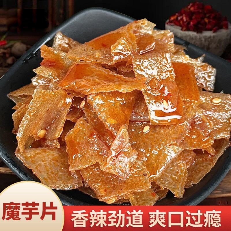 恩施魔芋叔叔麻辣魔芋干绿色膳食纤维休闲零食小吃100g