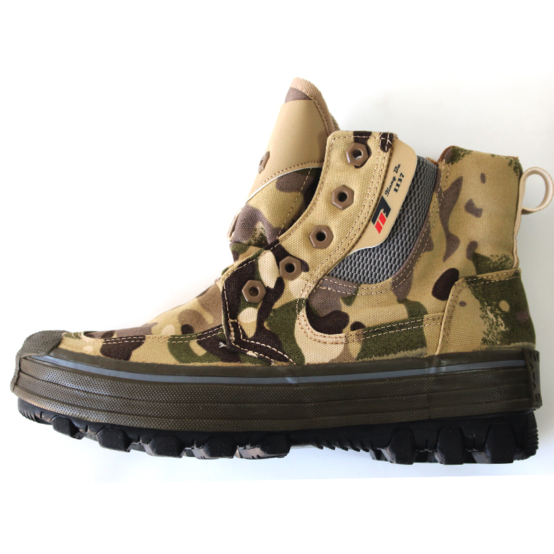 强步1137高帮防水三防帆布鞋