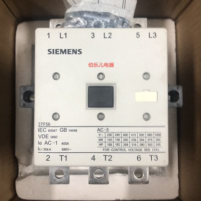 3TF56 22-0XM0 西门子交流接触器 3TF5622-OXMO 220V