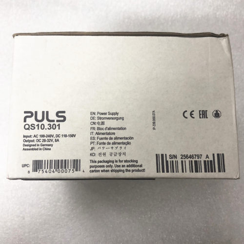 原装正品 普尔世 PULS 电源 QS10.301 CPS20.121 8A 30A