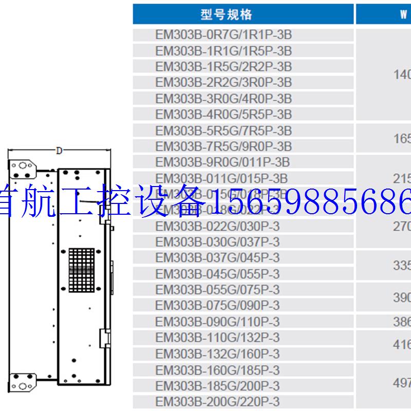 议价全新正弦/30KW EM303B-022G/030P-3B 380V现货议价-封面