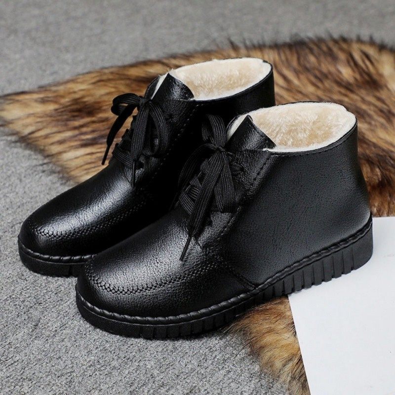 妈妈棉鞋女冬季加绒加厚保暖中老年短靴防滑防水平底舒适奶奶棉鞋,女鞋,棉鞋,淘宝优惠券,粉丝福利购,淘宝优惠卷