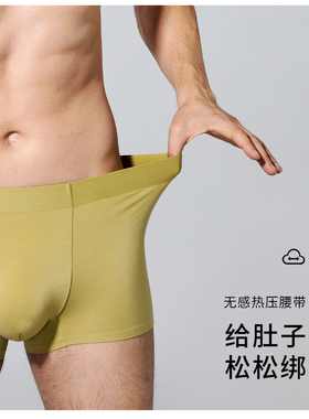 ET21N001 自由感铜纤维抑菌内裤无痕运动男士